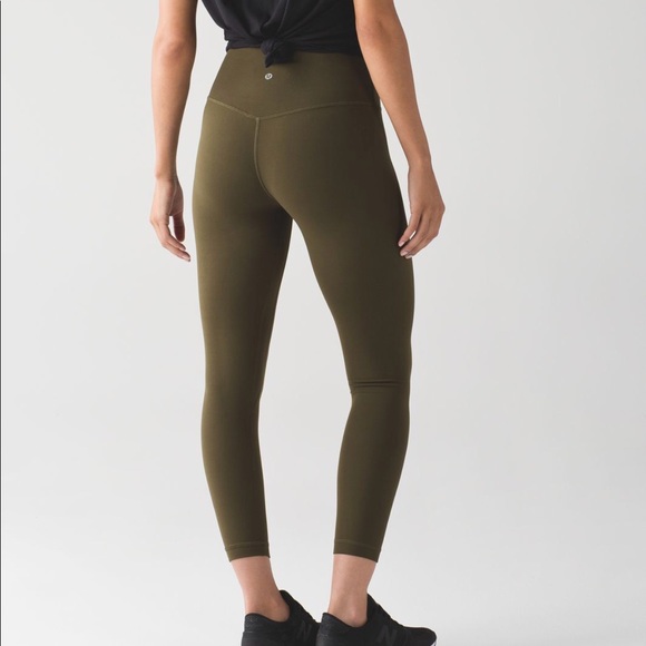 Lululemon Align Military Green Sz 2 - Picture 2 of 4